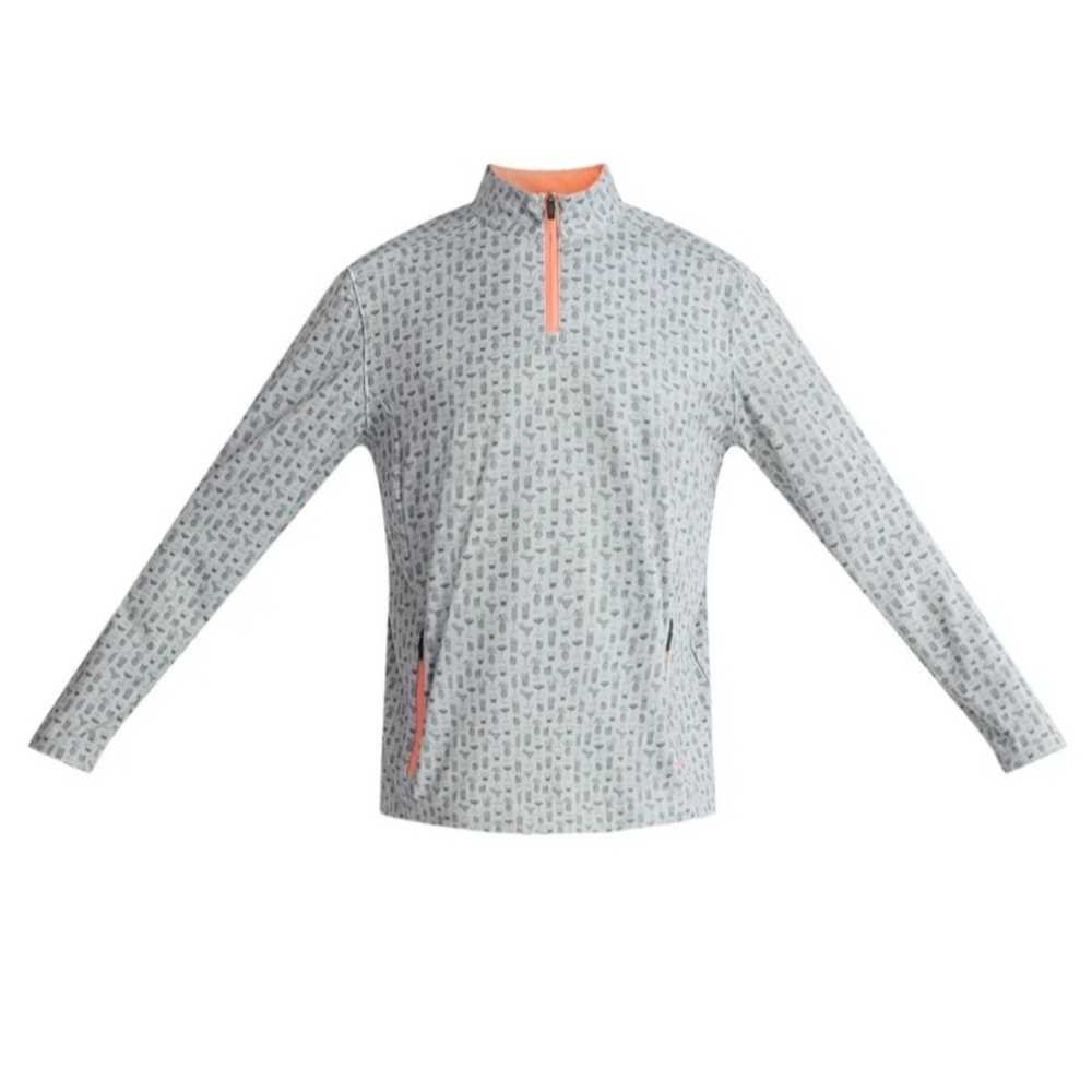 Birdie Bound Orange Lined Golf Jacket. H-14